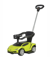 Megastar Ride On Licensed Lamborghini Centenario Push Car With Handle Green 3726 - Colorland Toys