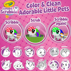 Scribble Scrubbie Pets Mega Blue Tub Playset CY74 - 7481 - Colorland Toys