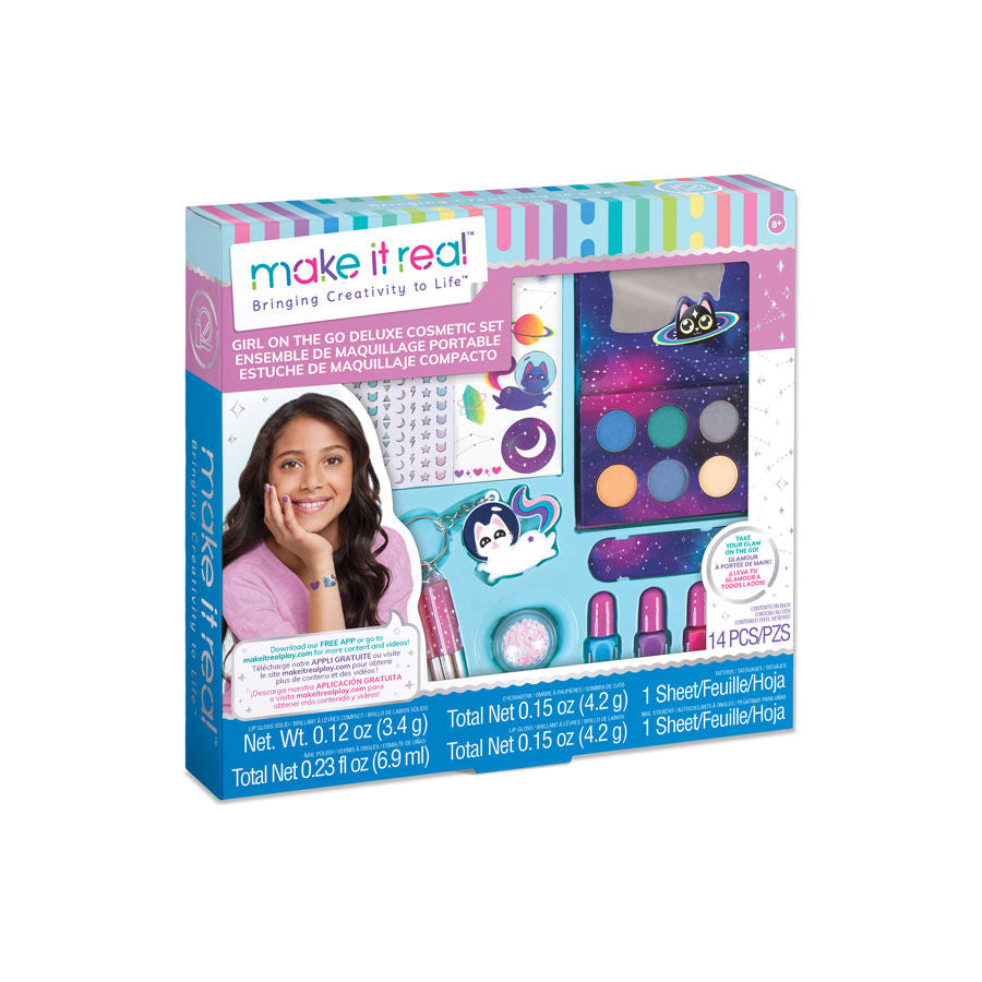Make it Real Girl on the Go Deluxe Cosmetic Set 2463 - Colorland Toys