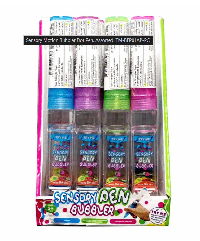 Sensory Motion Liquid Bubble Dot - Flat Cap TM - BFP01AP - PC - Colorland Toys