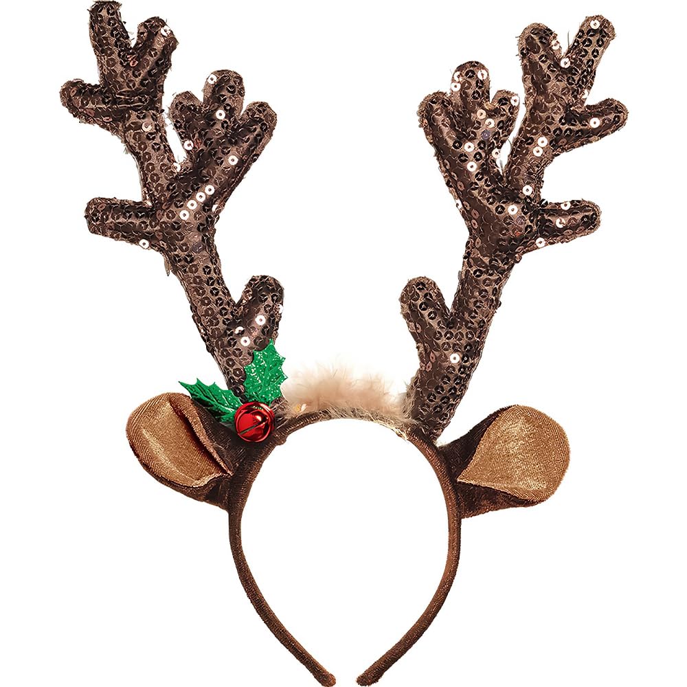Sequins Antlers Headband 392098 — image 1