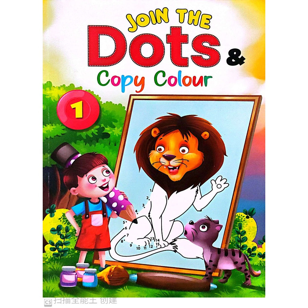 Join The Dots & Copy Colour Book-1 63880 - Colorland Toys