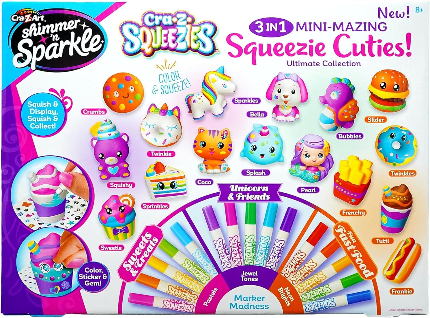 Shimmer N Sparkle 3in1 Mini Mazing Squeezy Cuties SNS - 17356 - Colorland Toys