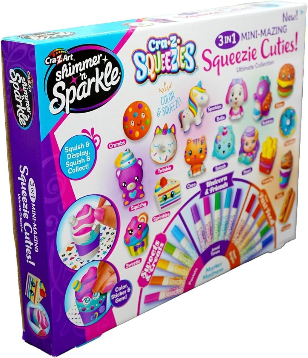 Shimmer N Sparkle 3in1 Mini Mazing Squeezy Cuties SNS - 17356 - Colorland Toys