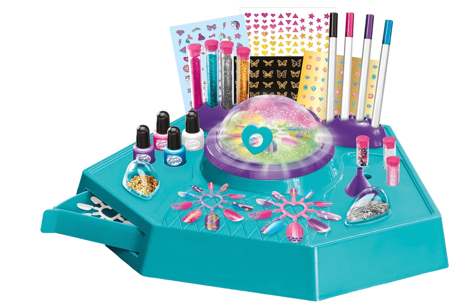 Shimmer N Sparkle Design N Dazzle Nail Art Studio SNS - 17358 - Colorland Toys