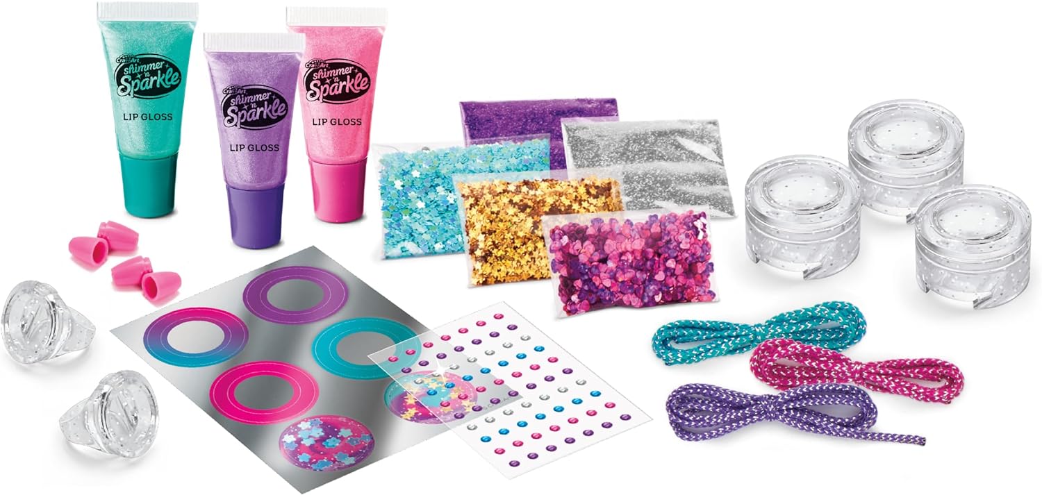 Shimmer 'n Sparkle Glitter & Gem Lip Gloss Locket SNS - 65548 - Colorland Toys