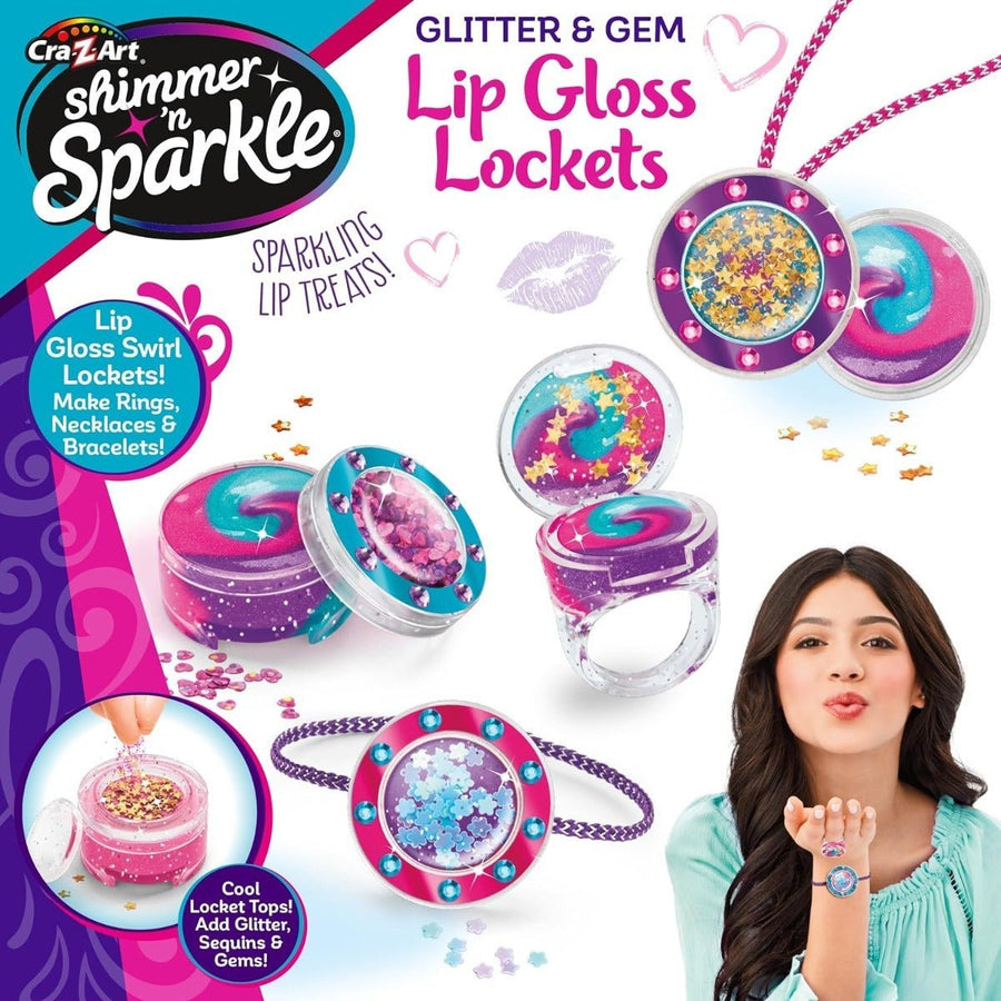 Shimmer 'n Sparkle Glitter & Gem Lip Gloss Locket SNS-65548 — image 5