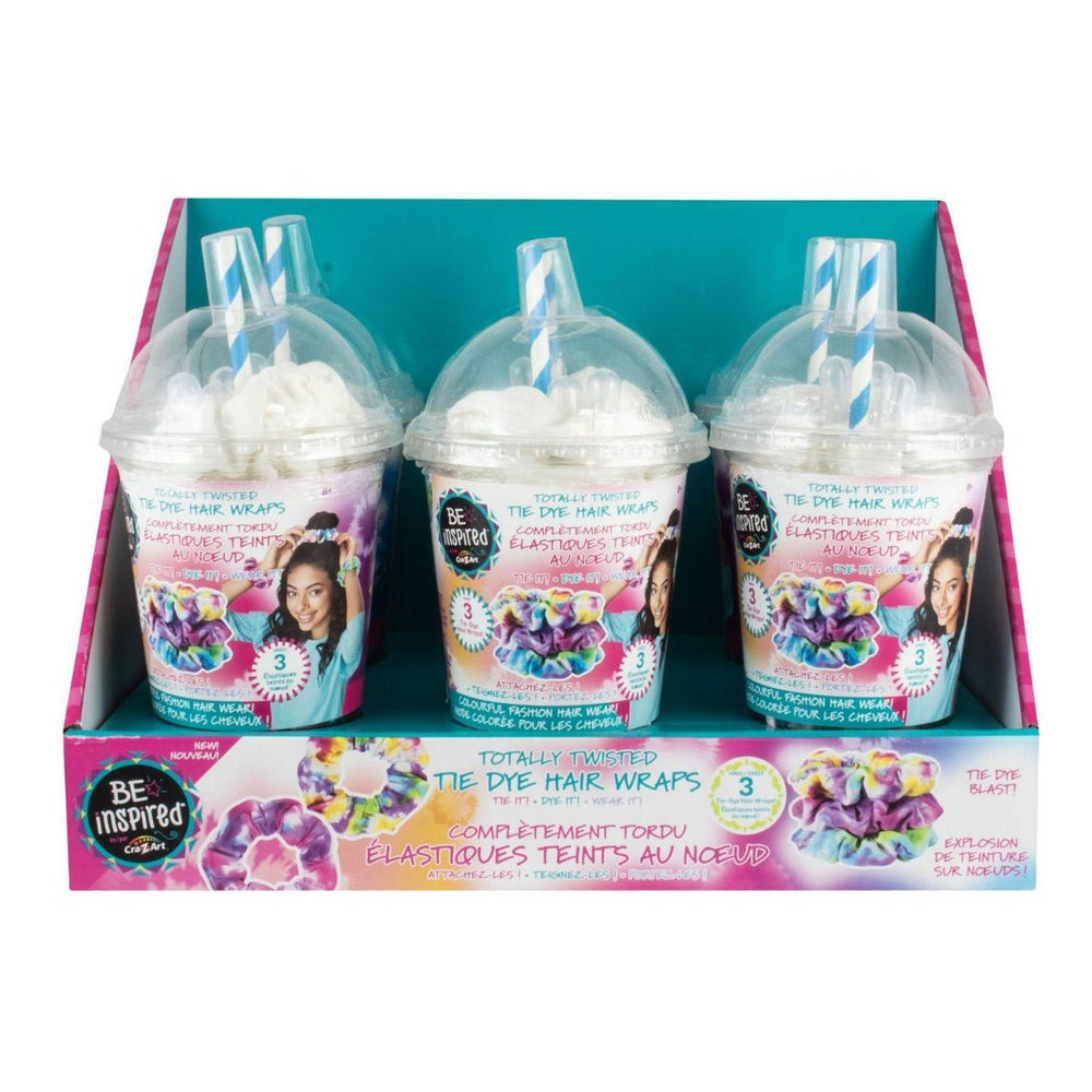 Shimmer N Sparkle Totally Twisted Tie Dye Hair Wraps SNS - 65544 - Colorland Toys