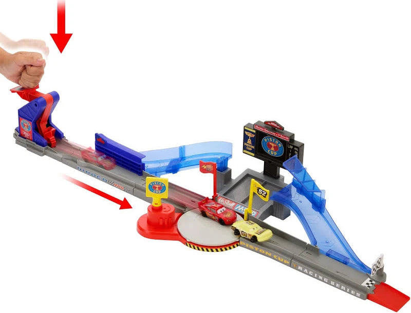 Disney And Pixar Cars Piston Cup Stunting Speedway Playset JHL42 - Colorland Toys