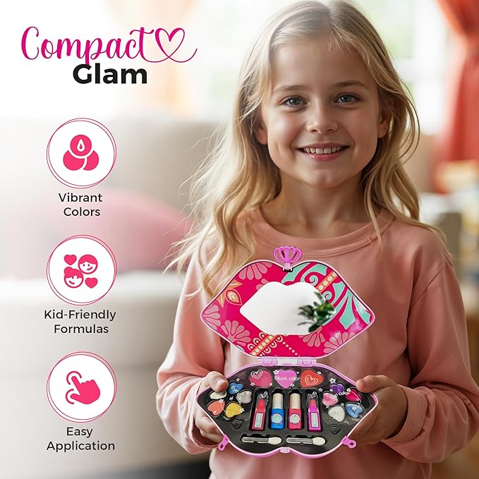 Shush Lip Shape Makeup Handbag 35021 - Colorland Toys