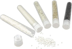 Buki Bead Tubes Silver PE006