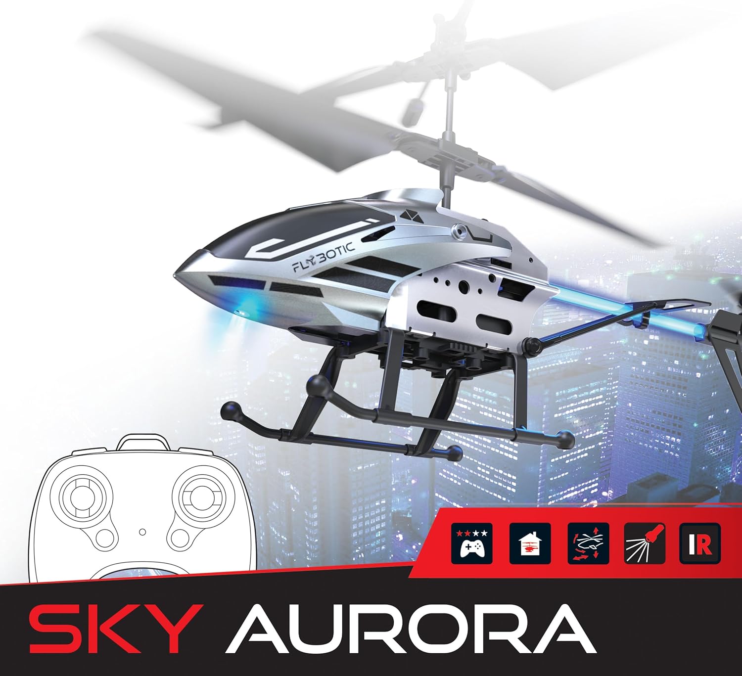 SilverLit Flybotic RC Sky Aurora 84568 - Colorland Toys