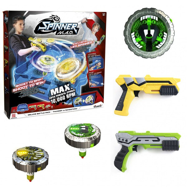 مجموعة معركة Silverlit Spinner MAD Deluxe رقم 86331