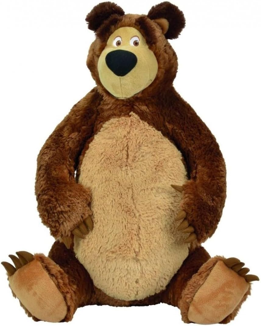 Simba Giochi Masha And The Bear Bear Plush 40cm 6800006100 - Colorland Toys