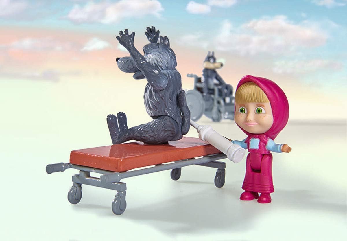 Simba Masha Ambulance Play set 109309863WEB - Colorland Toys