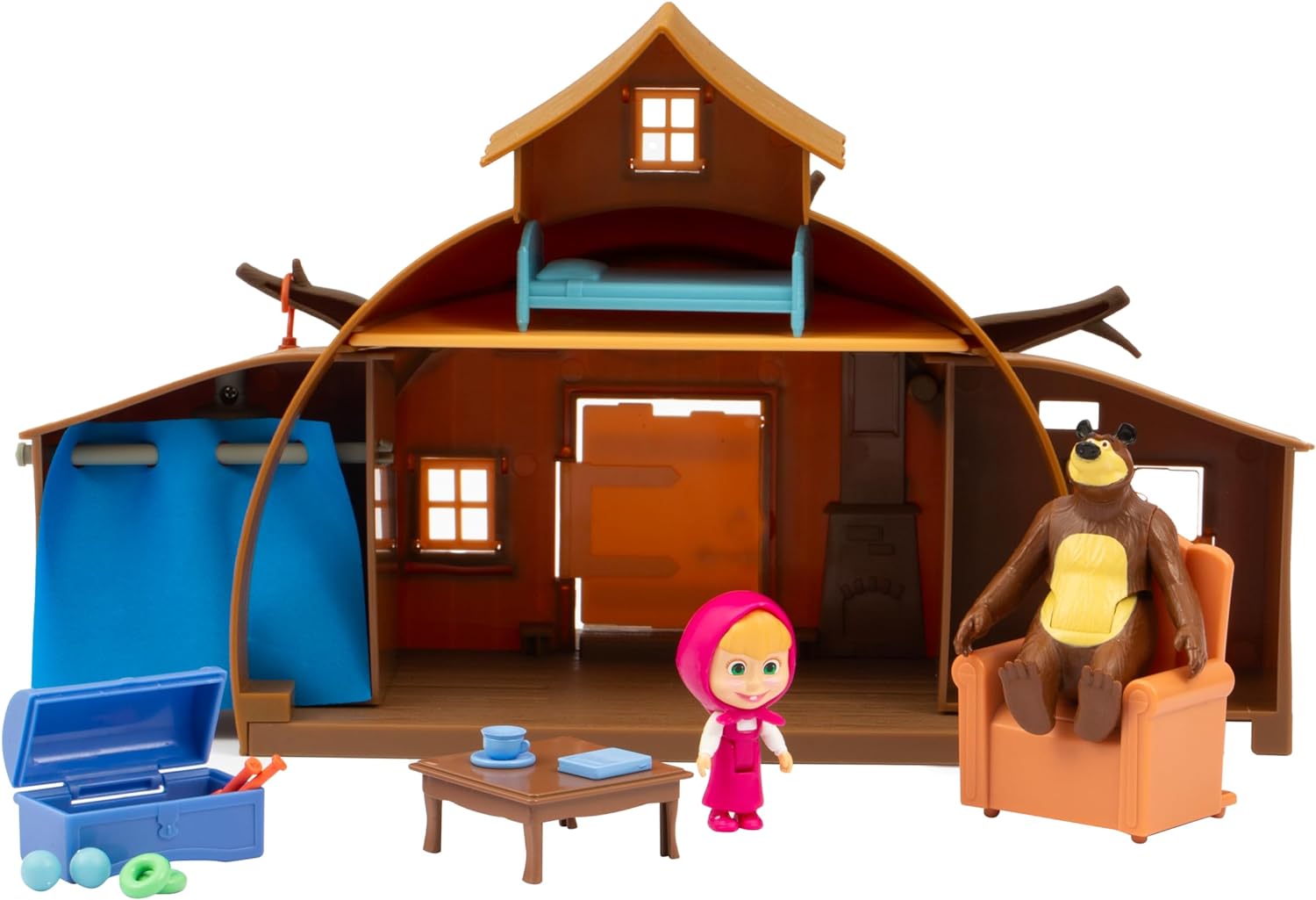Simba Masha and the Bear Bear's House Playset 6800022000 - Colorland Toys