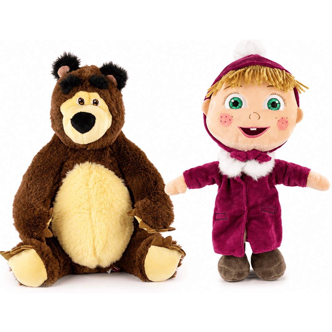 Simba Masha & Bear Plush 20cm Assorted 1pc - Colorland Toys