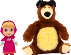 Simba Masha With The Bear Plush 20cm 6800004000 - Colorland Toys