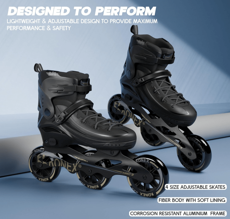 Skate Shoes Size 35 - 38 Black SKATE2023 - M - Colorland Toys