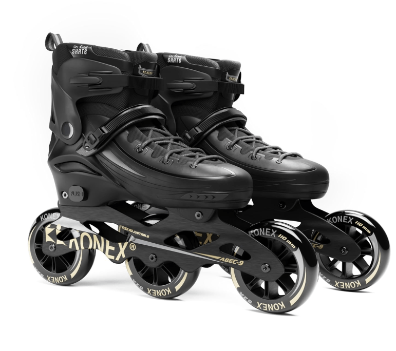 Skate Shoes Size 39-42 Black SKATE2023-L — image 1