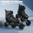 Skate Shoes Size 39-42 Black SKATE2023-L