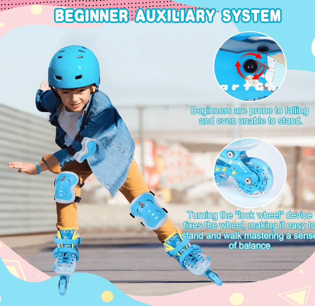 Skate Shoes Size 39 - 42 Blue Large - Colorland Toys