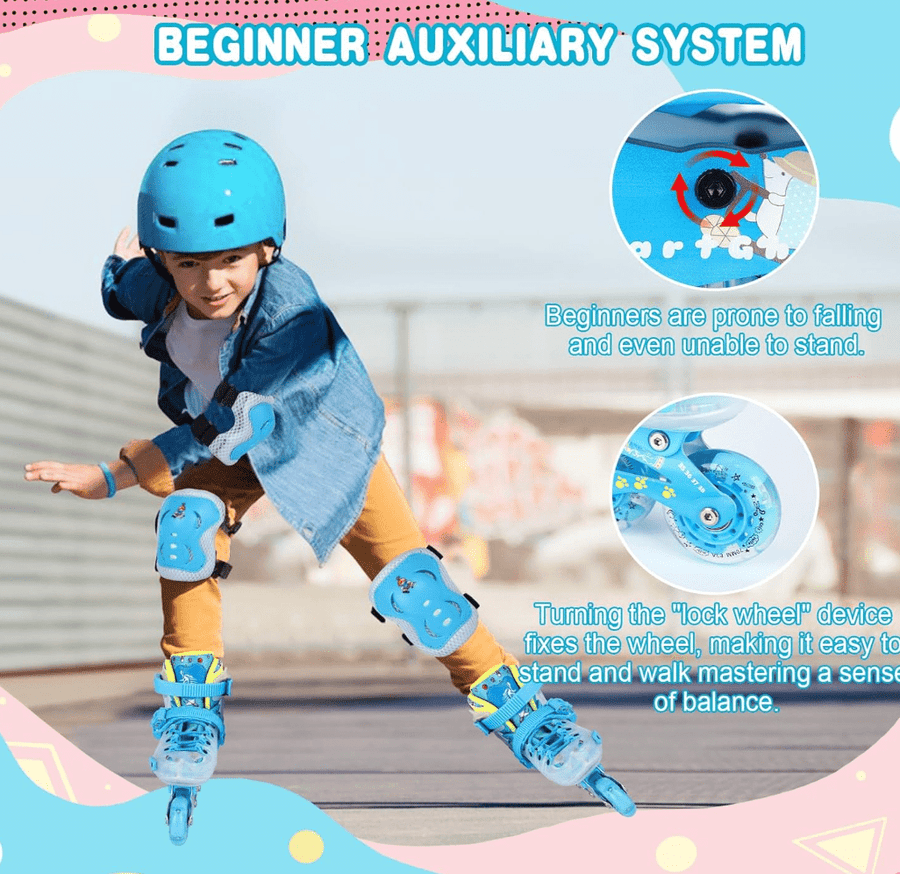 Skate Shoes Size 39-42 Blue Large — image 3