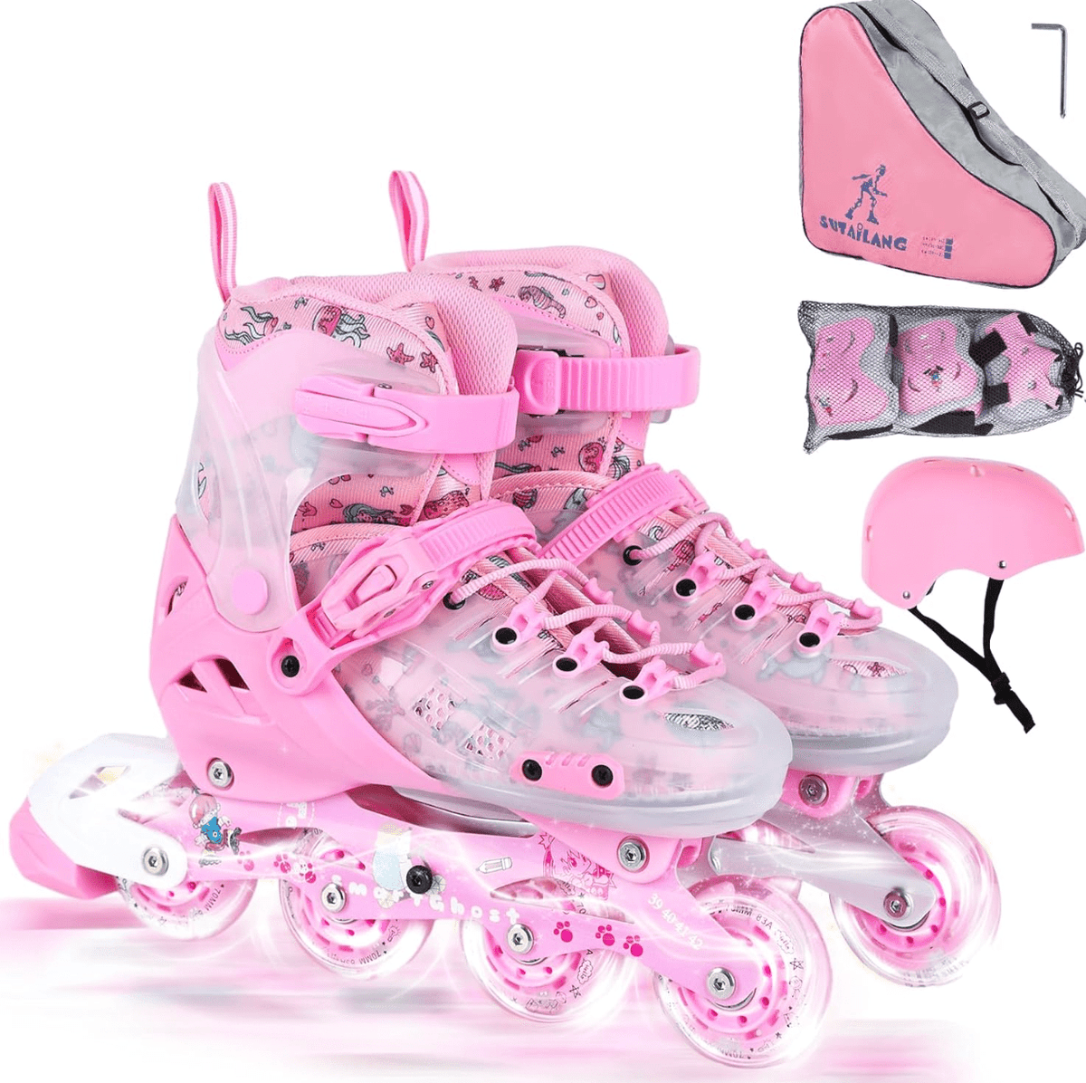 Skate Shoes Size 39-42 Pink Large — image 1