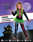 Skeleton Girl Halloween Fancy Dress Costume XL CC221X