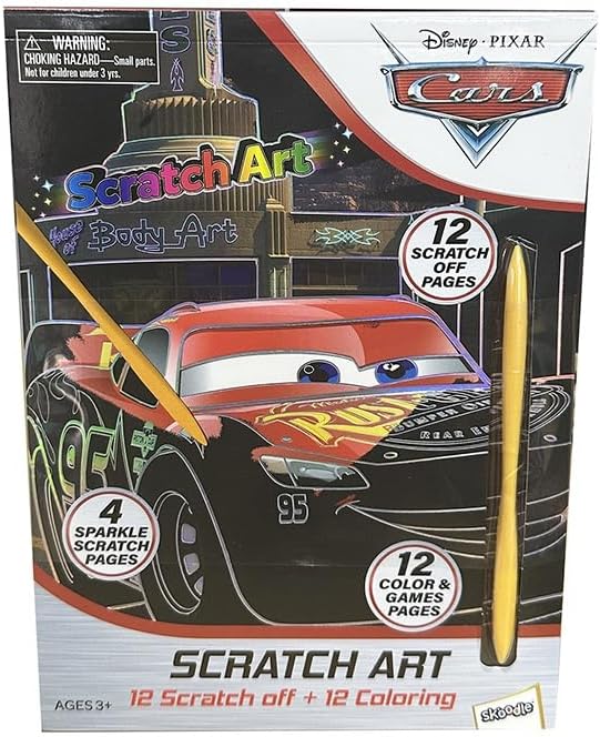 Skoodles Disney Cars Scratch Art — image 1