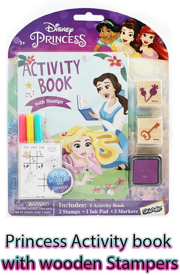 Skoodles Disney Princess Activity Book with Wooden Stampers — image 3