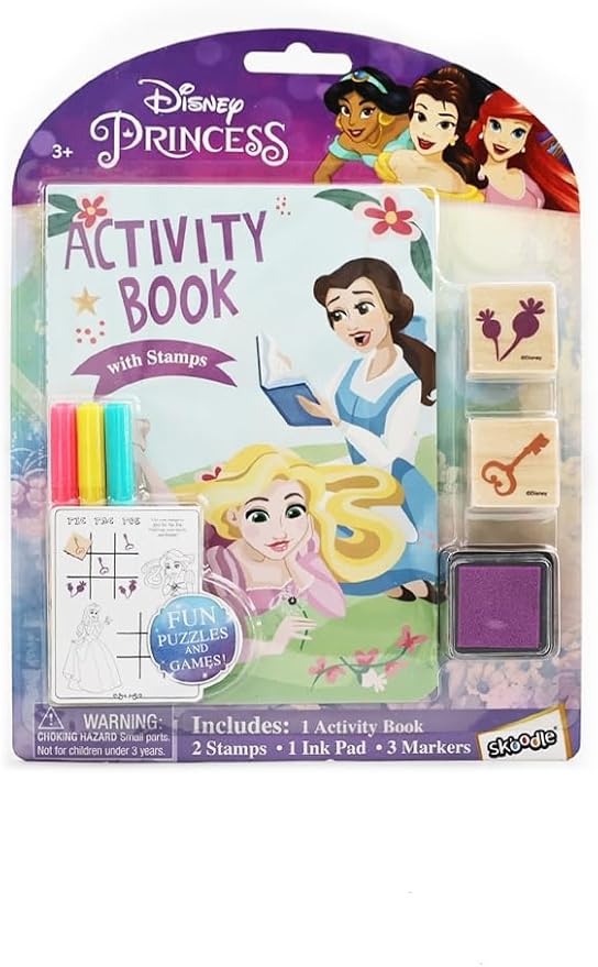 Skoodles Disney Princess Activity Book with Wooden Stampers — image 1