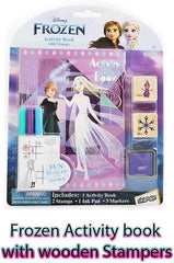 Skoodles Frozen Activity Book with Wooden Stampers - Colorland Toys