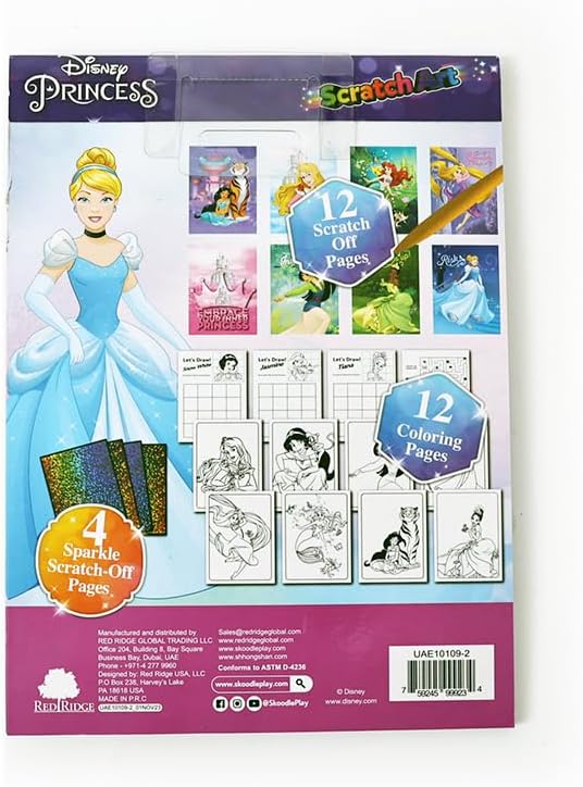 Skoodles Frozen Scratch Art - Colorland Toys