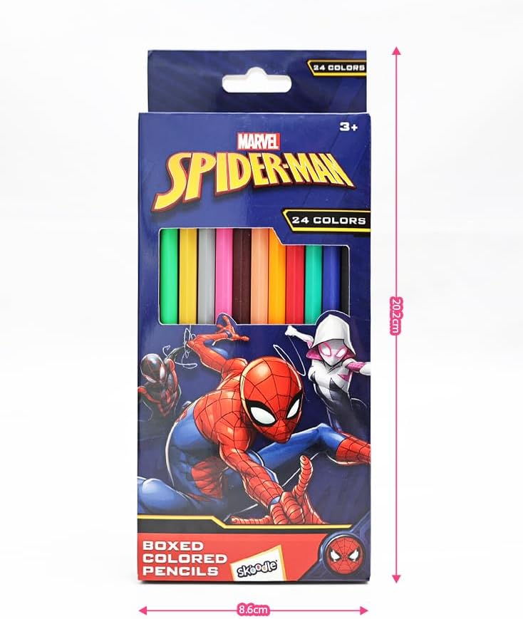 Skoodles Spider-Man Coloured Pencil 24 Pieces — image 7