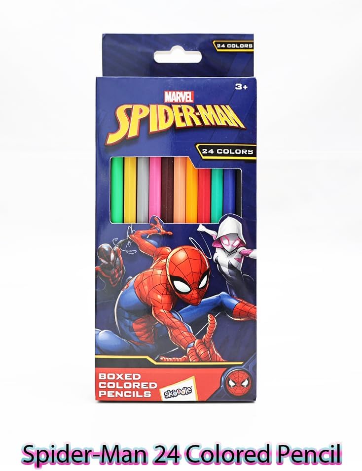 Skoodles Spider-Man Coloured Pencil 24 Pieces — image 3