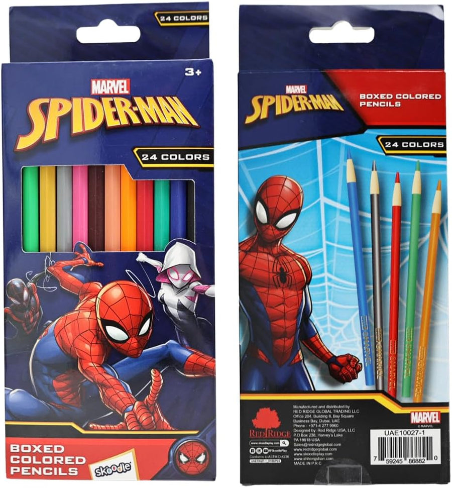 Skoodles Spider-Man Coloured Pencil 24 Pieces — image 2