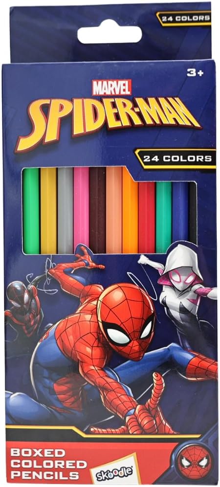 Skoodles Spider-Man Coloured Pencil 24 Pieces — image 5