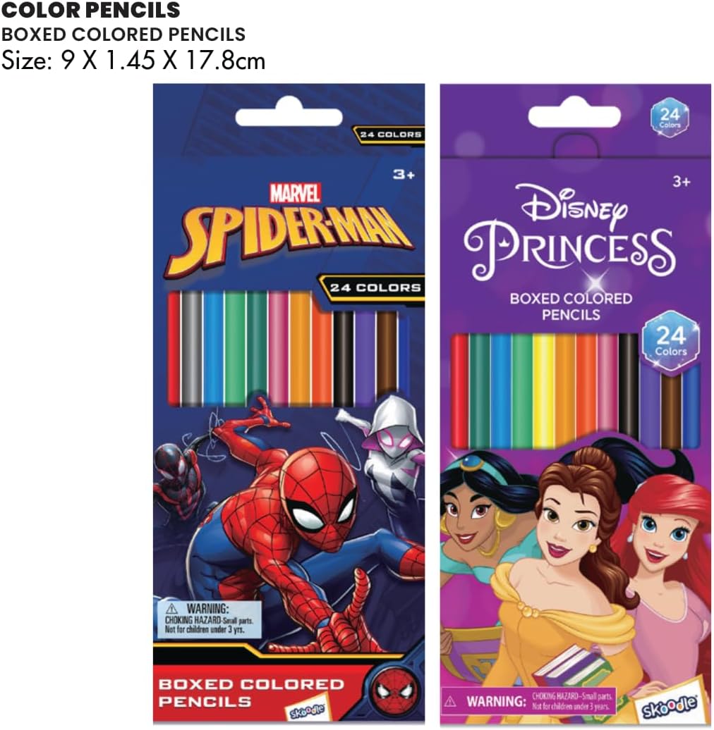 Skoodles Spider-Man Coloured Pencil 24 Pieces — image 6