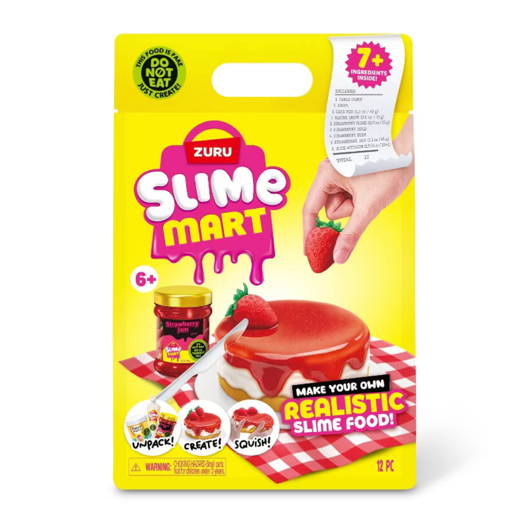 Slime Mart Bag - Strawberry Cheesecake - Colorland Toys