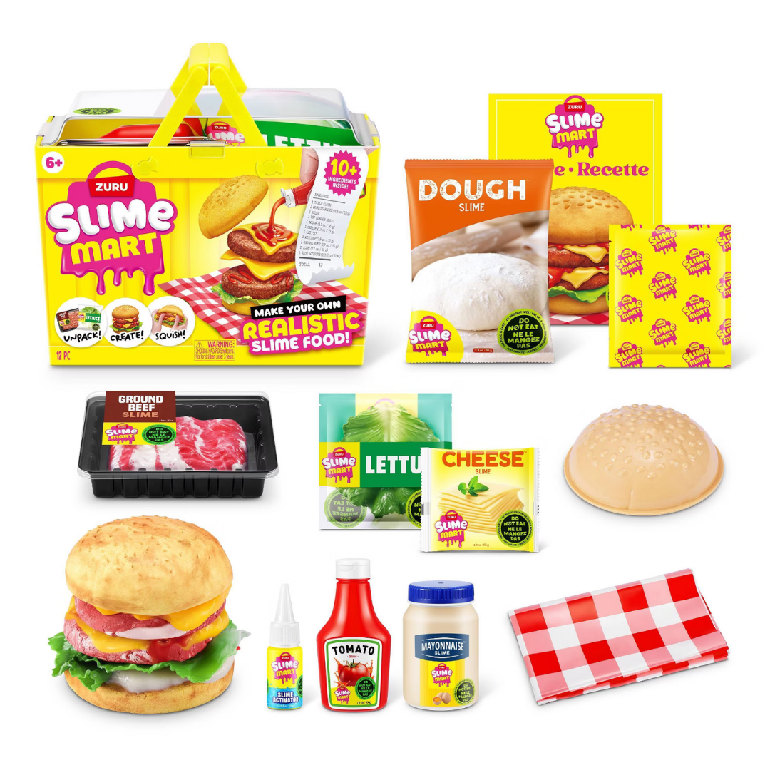 Slime Mart Small Shopping Basket - Burger Slimes - Colorland Toys