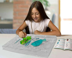 Slimy Lab Dissect It Synthetic Dissection Kit - Piranha And Frog 38084 - Colorland Toys