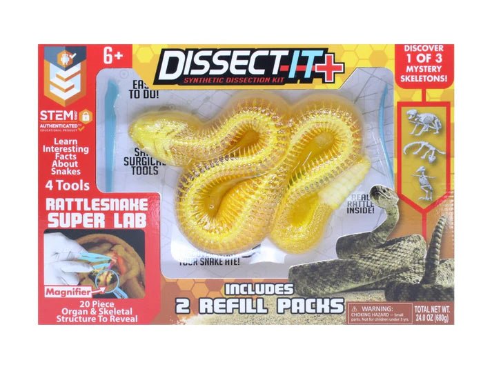 Slimy Lab Dissect It Synthetic Dissection Kit - Rattlesnake 38095 — image 1