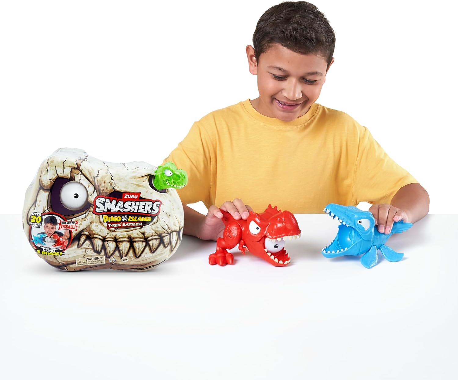 Smashers Dino Island T-Rex Battle Playset ZUR-74114 - Colorland Toys