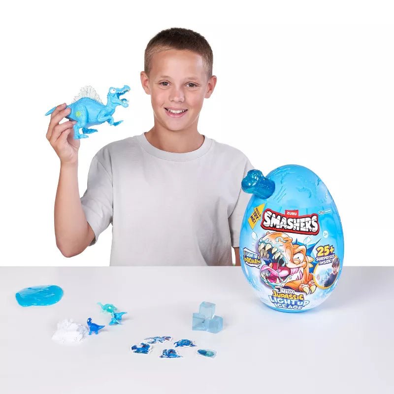 Smashers Dino Jurassic Light Up Ice Age Mega Egg ZUR-74138 - Colorland Toys