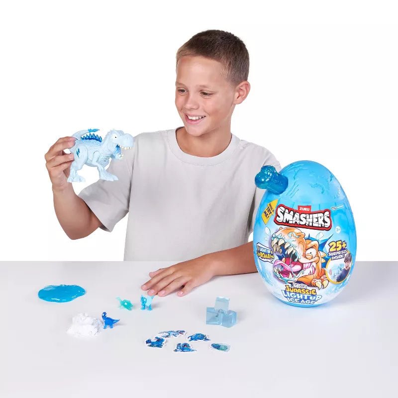 Smashers Dino Jurassic Light Up Ice Age Mega Egg ZUR-74138 - Colorland Toys
