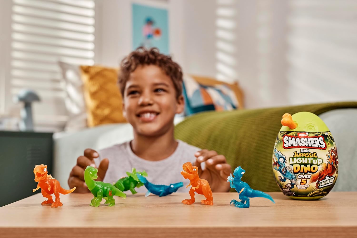 Smashers Jurassic Nano Egg ZUR-74132/74132TQ1 - Colorland Toys