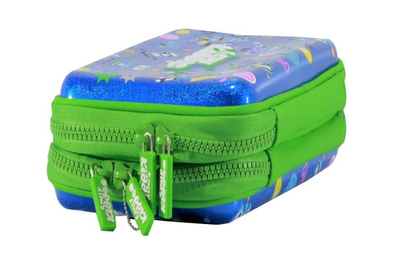 Smily Kiddos Double Compartment Pencil Case - Blue SK11001004 - Colorland Toys