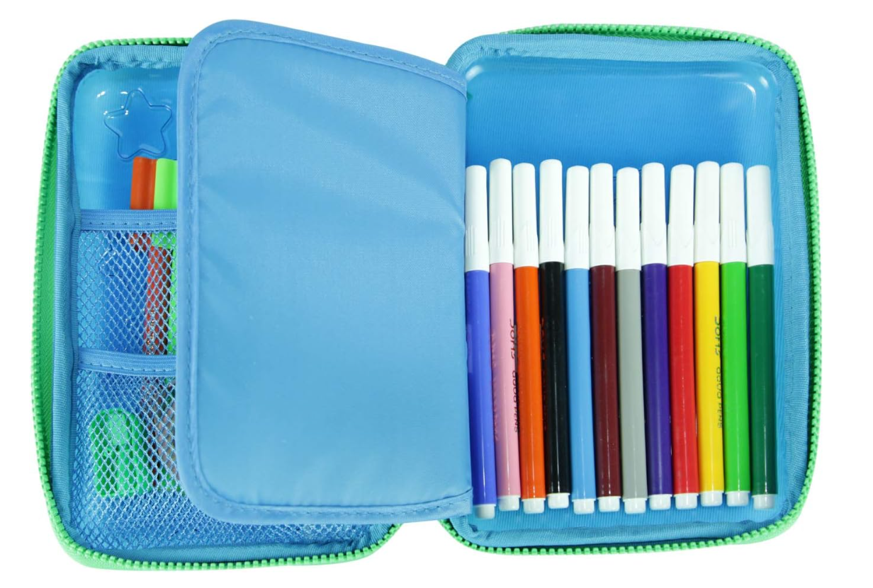 Smily Kiddos PVC Pencil Case Large - Blue SK11001014 - Colorland Toys