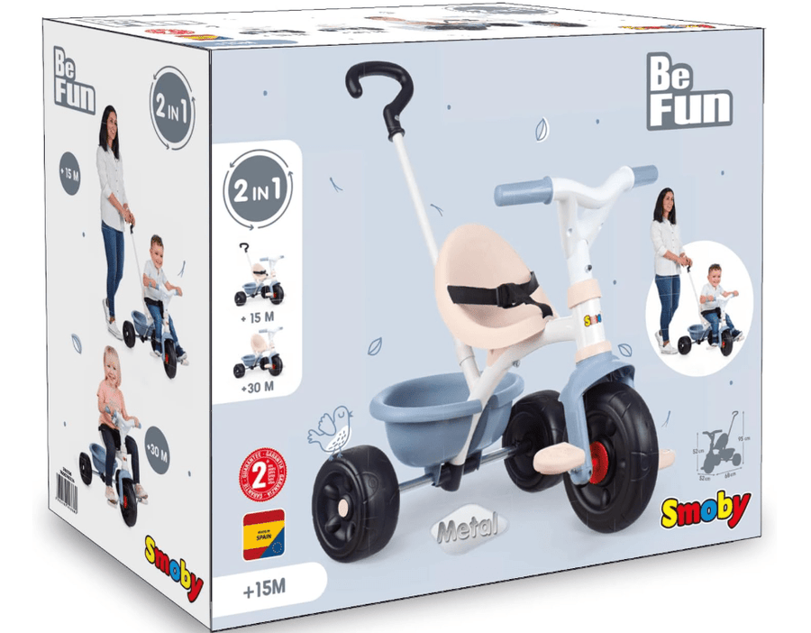 Smoby Be Fun Tricycle Blue 7600740336 — image 1